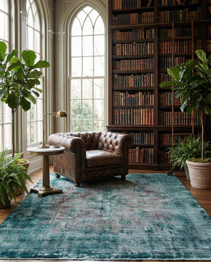 9' 7 x 12' 9 Vintage Royal Wool Rug