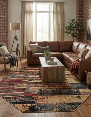 Saturn Octagon Rug