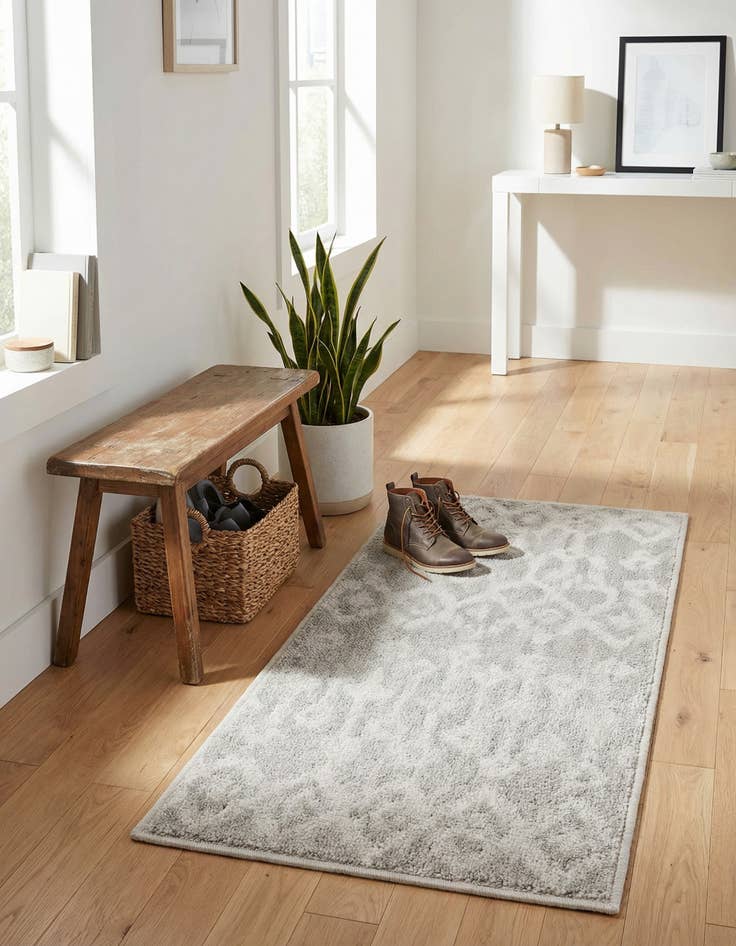 Detail image of 1' 4 x 1' 4 Eco Trellis Sample Rug