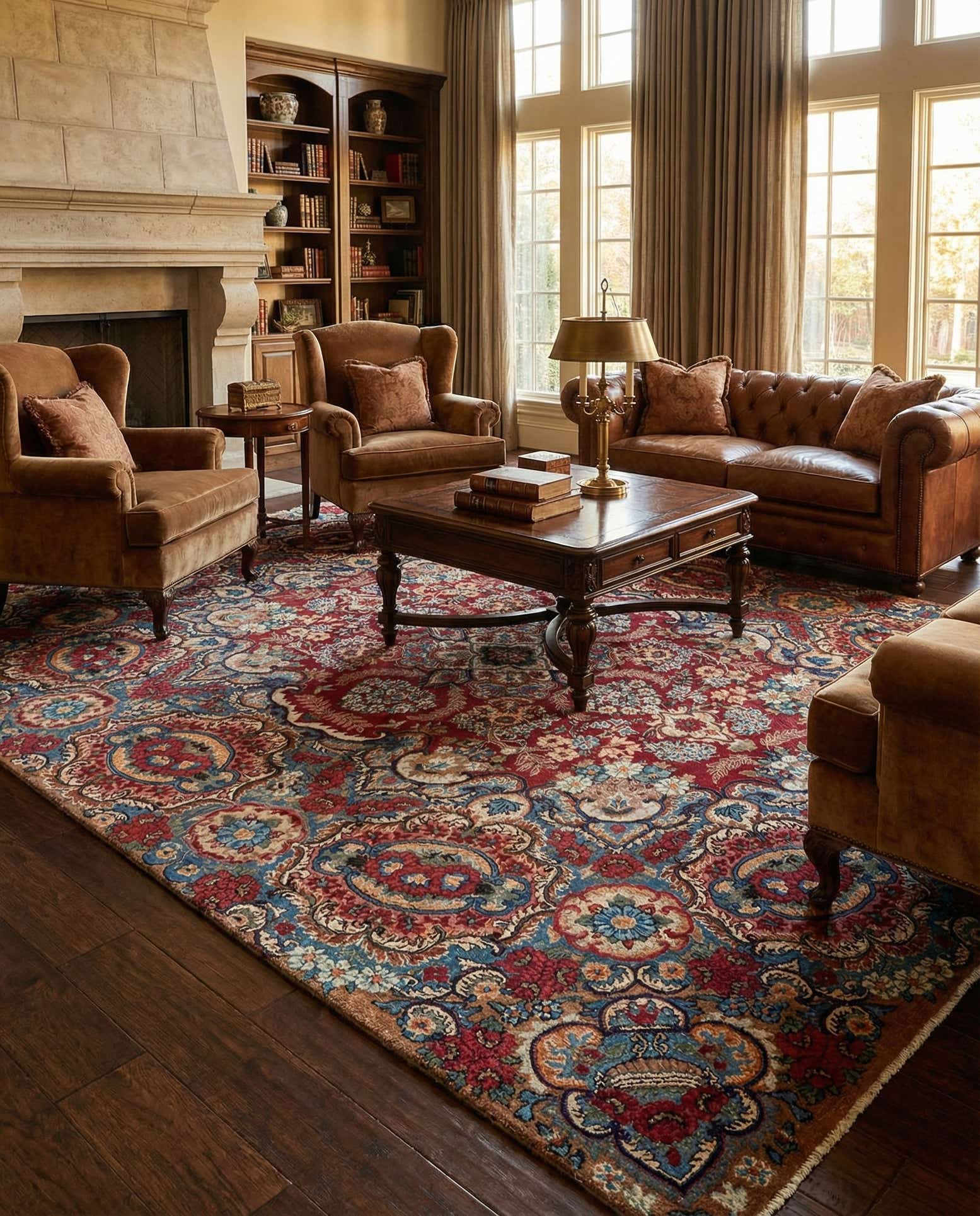 6' 5 x 9' 11 Vintage Royal Rug