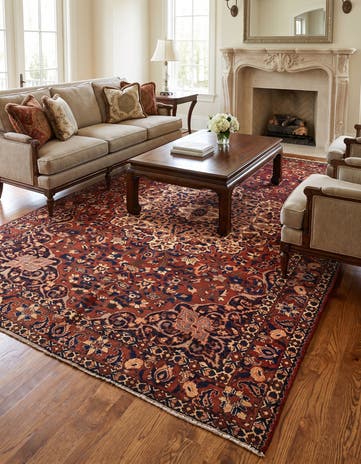 6' 8 x 10' 1 Bachtiar Wool Rug