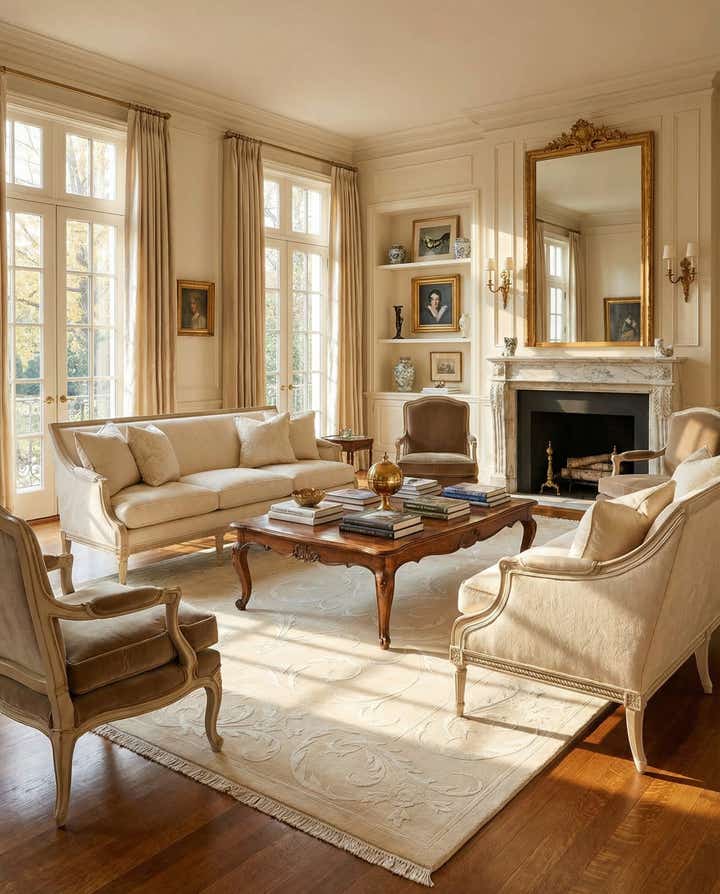 7' 10 x 9' 10 Hand Knotted Darya Wool Rug