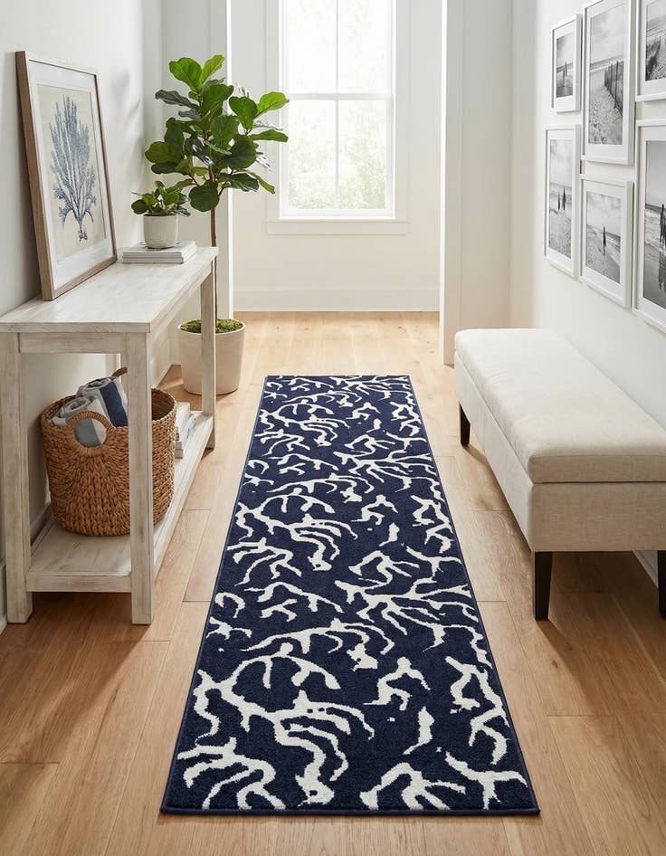 Detail image of 2' 7 x 10' Easy-Clean Sabrina Soto Indoor / Outdoor Runner Rug