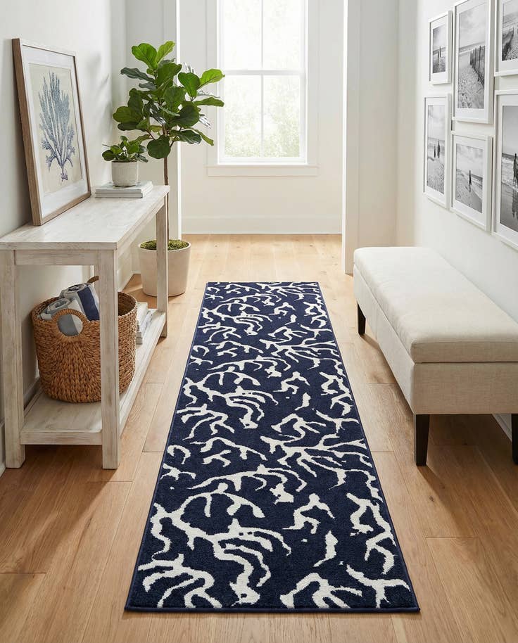 Detail image of 2' 7 x 10' Easy-Clean Sabrina Soto Indoor / Outdoor Runner Rug