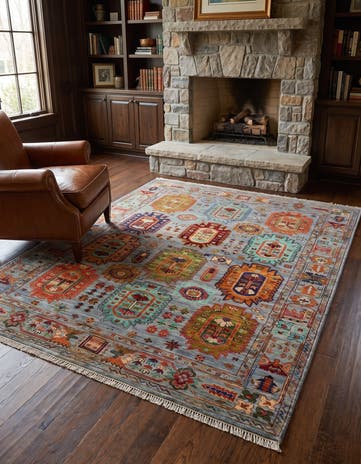 5' x 6' 10 Hand Knotted Ariana Ziegler Rug