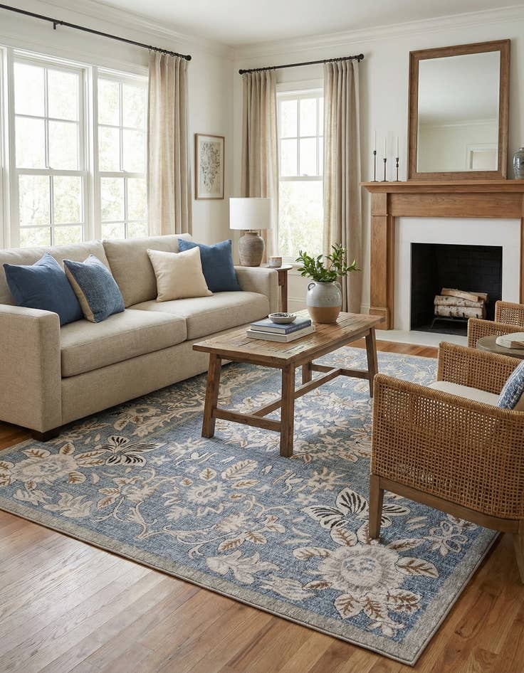 Detail image of 7' 10 x 10' Eco Traditional Rug