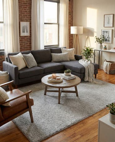  9' 4 x 12' 2 Jill Zarin Shaggy Chic Rug