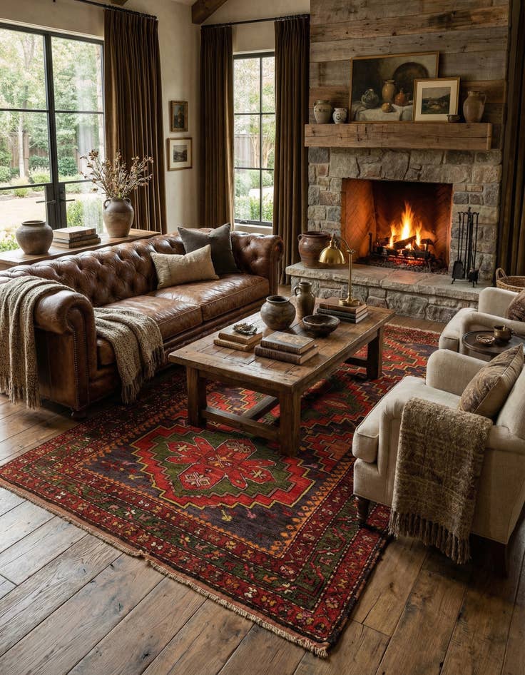 Detail image of 4' 6 x 7' 4 Kazak Rug