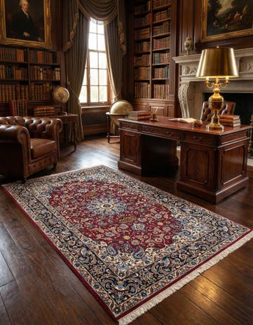 3' 8 x 5' 4 Isfahan Rug