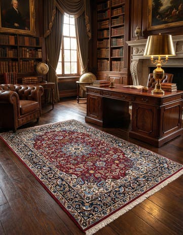 3' 8 x 5' 4 Isfahan Rug
