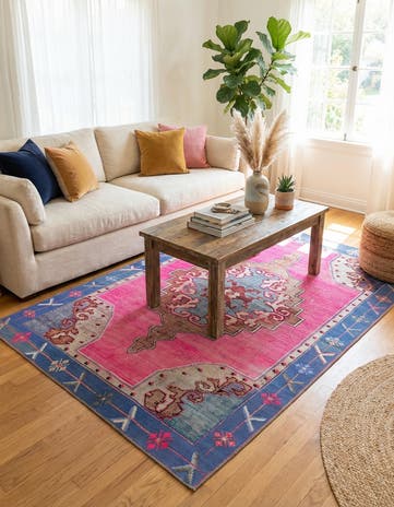 4' x 6' Washable Timeless Rug