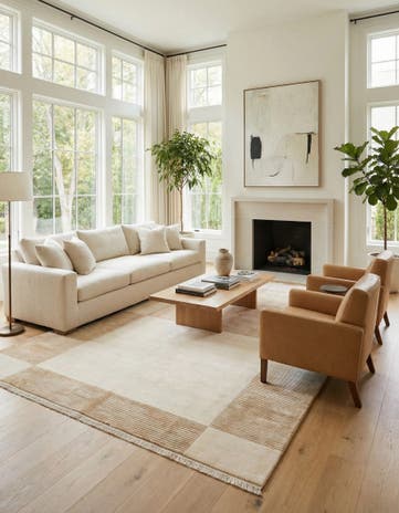 8' 1 x 11' 5 Hand Knotted Darya Wool Rug