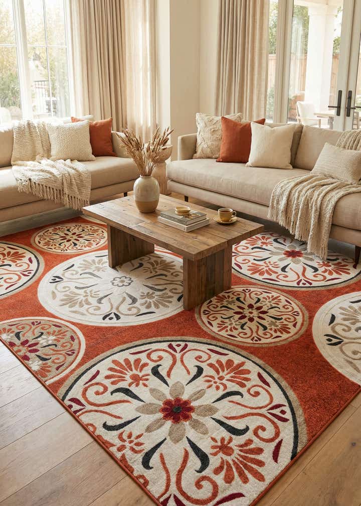 10' x 13' 1 Easy-Clean Modern Indoor / Outdoor Rug
