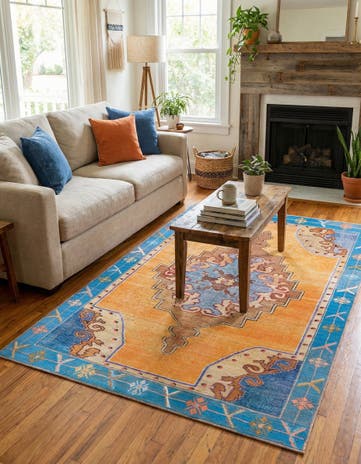 5' x 8' Washable Timeless Rug