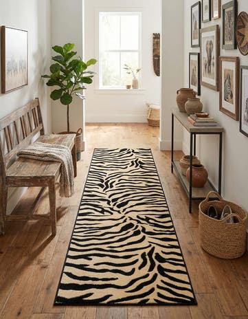 Ivory Safari Runner Rug
