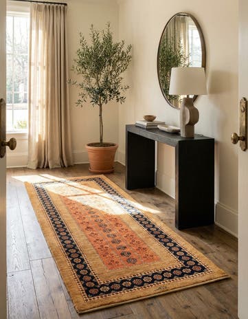 2' 9 x 6' 1 Kashkuli Wool Runner Rug