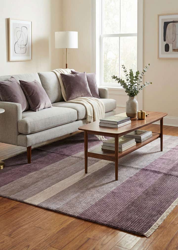 4' 11 x 6' 7 Hand Knotted Darya Wool Rug