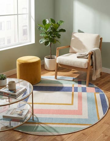 Lotus Round Rug