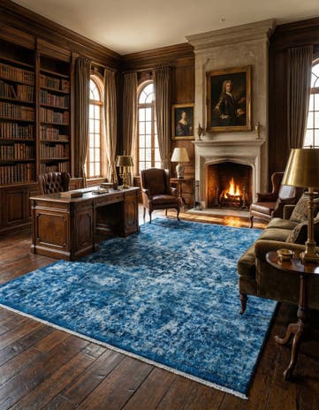 9' 7 x 13' 1 Vintage Royal Wool Rug