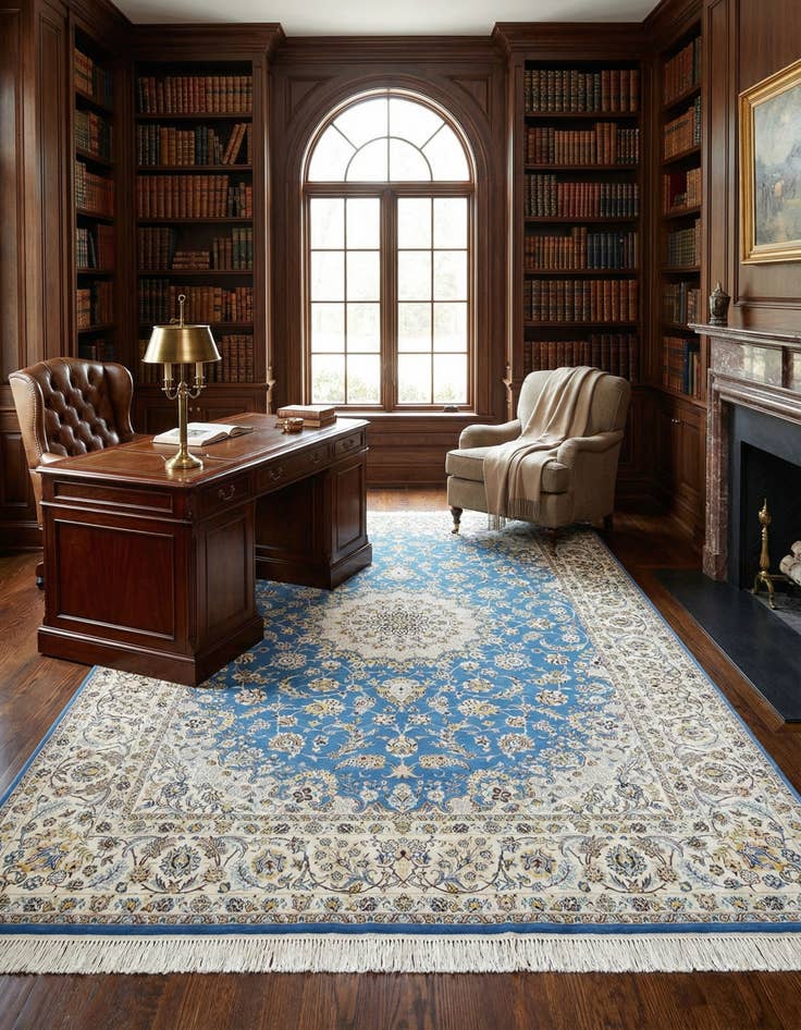 Detail image of  6' 7 x 9' 7 Nain Rug