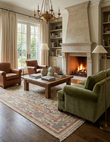 6' 3 x 9' 11 Hand Knotted Nepal Wool Rug
