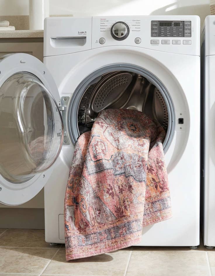 Detail image of  7' 10 x 7' 10  Washable Mangata Square Rug