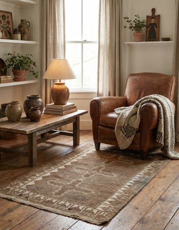 2' 8 x 4' 4 Hand Knotted Ultra Vintage Persian Wool Rug