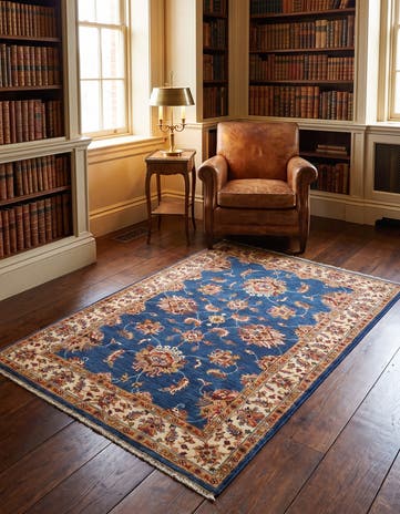 4' x 6' 3 Hand Knotted Ziegler Rug