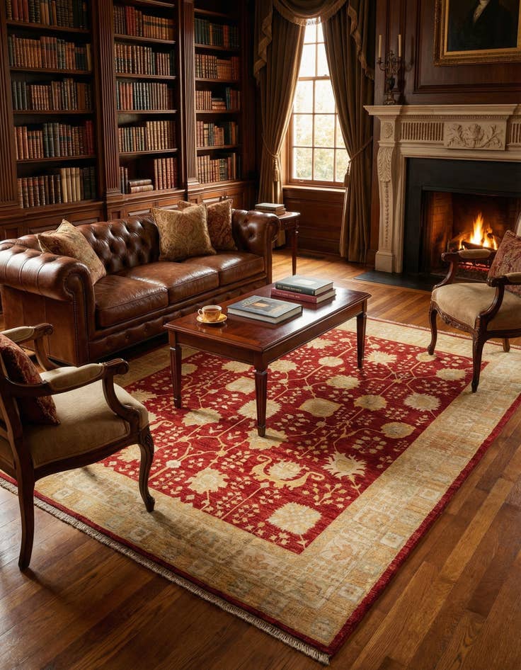 Detail image of  8' 2 x 9' 7 Kaizar Wool Rug