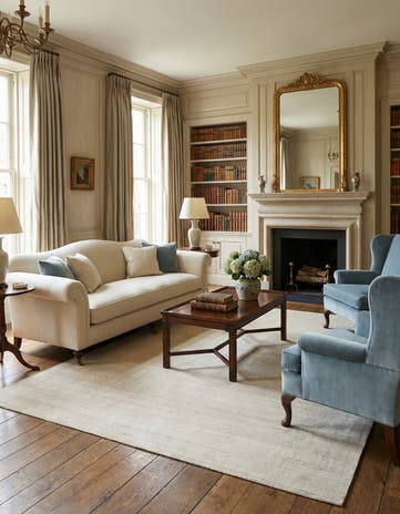 10' x 13' 1 Hand Woven Jill Zarin English Manor Farmhouse Wool Rug