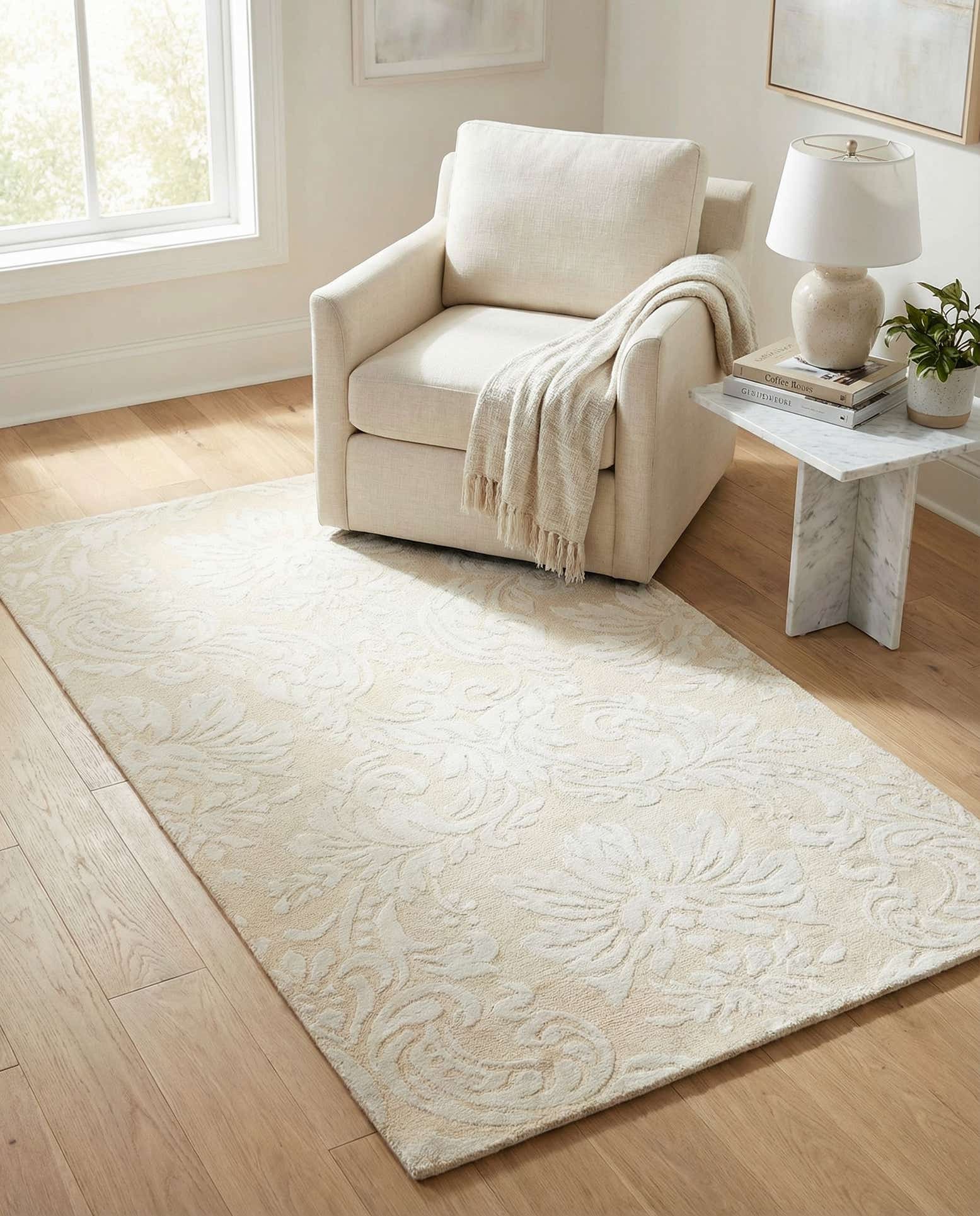 2' 11 x 4' 11 Hand Knotted Darya Wool Rug
