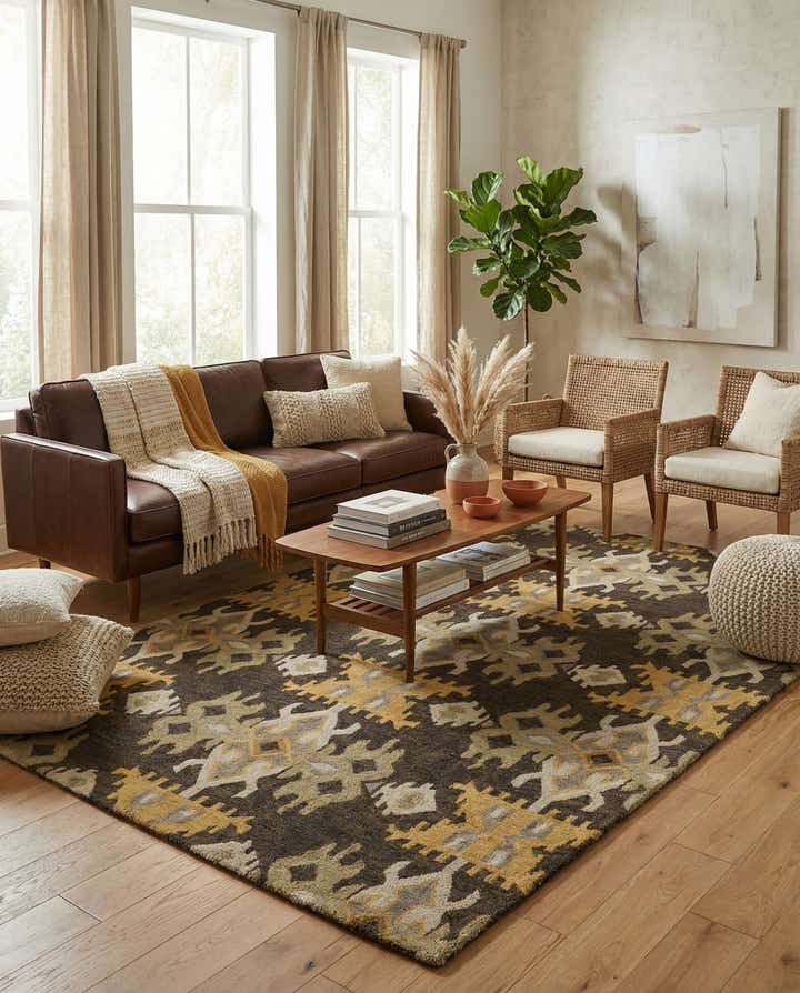 5' x 8' Luna Wool Rug