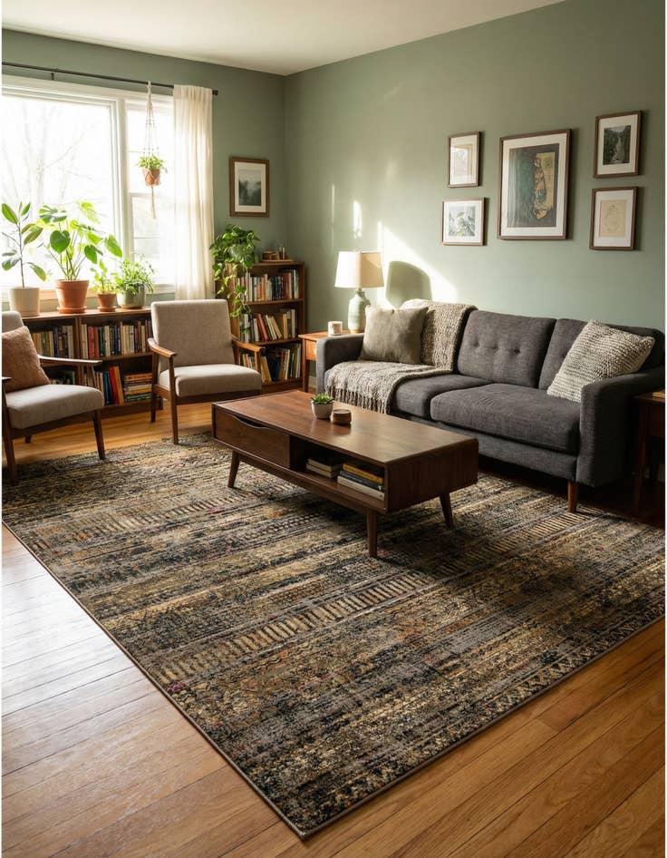 Detail image of 7' 10 x 10' Saturn Rug