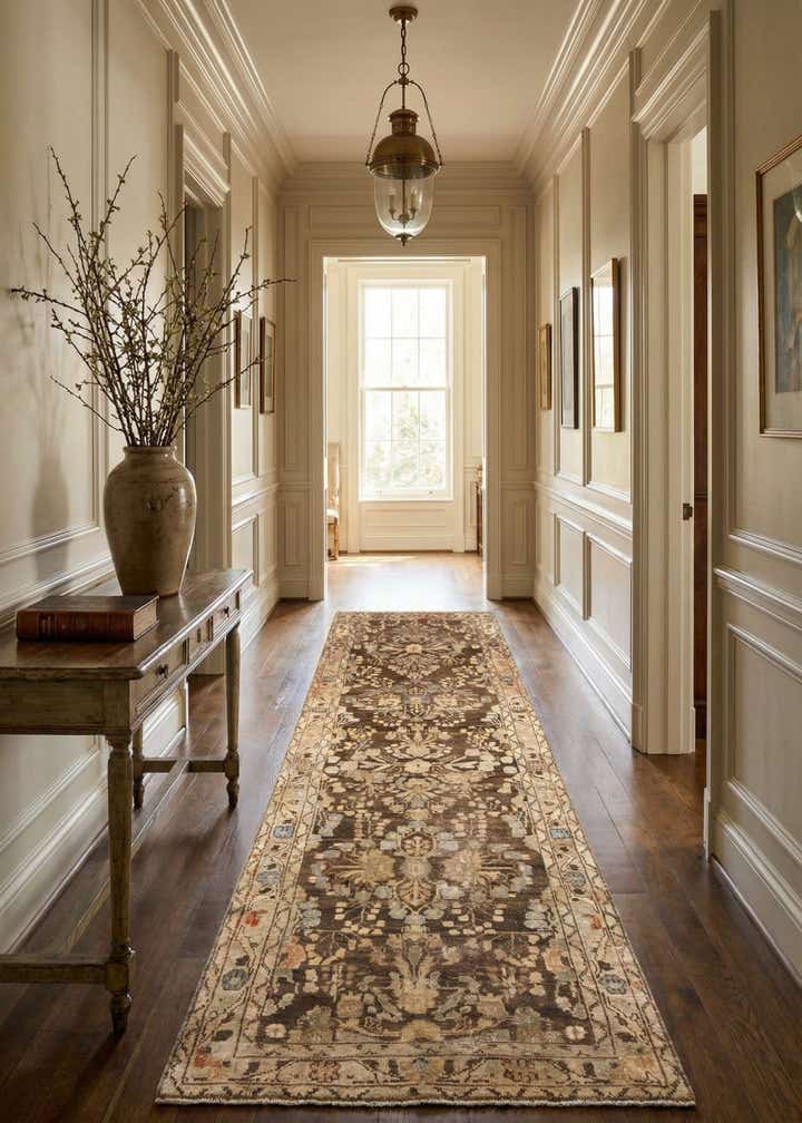 3' 2 x 12' 4 Hamedan Runner Rug