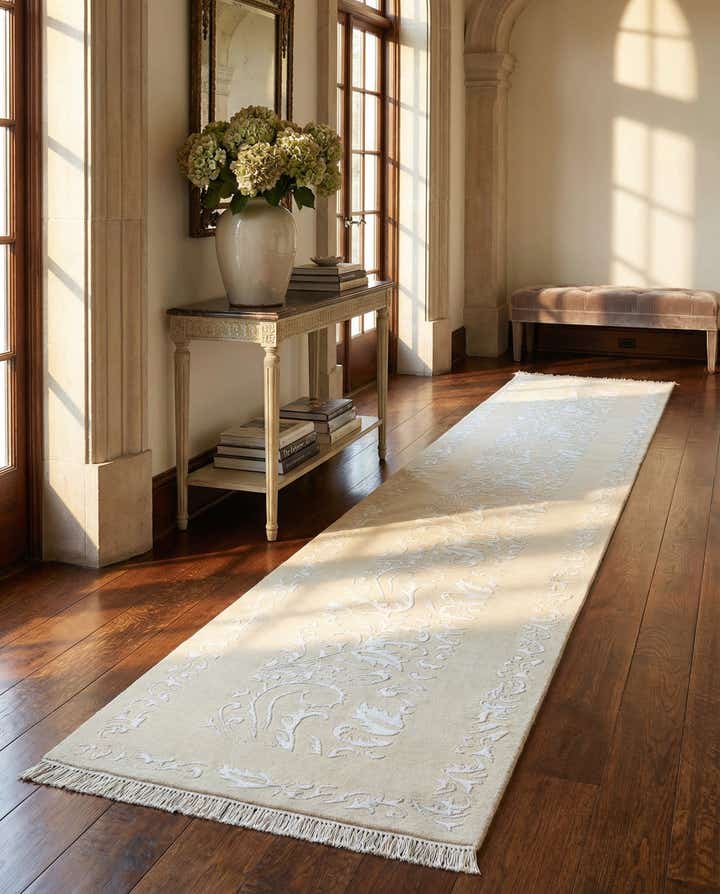 2' 8 x 13' Hand Knotted Darya Wool Runner Rug