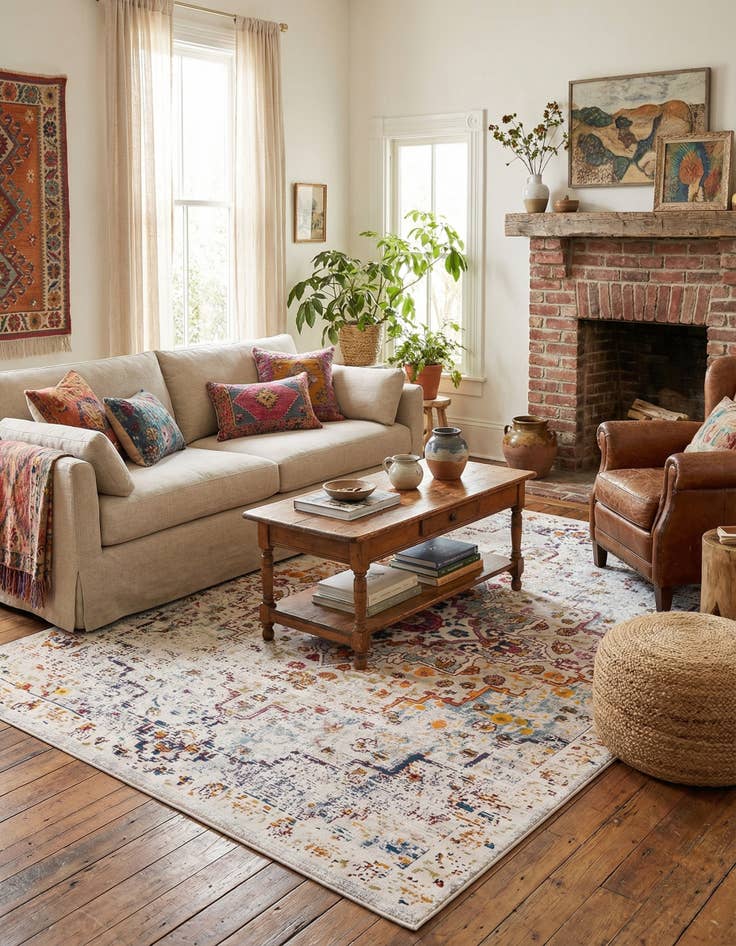 Detail image of  9' x 12' 2 Amulet Rug