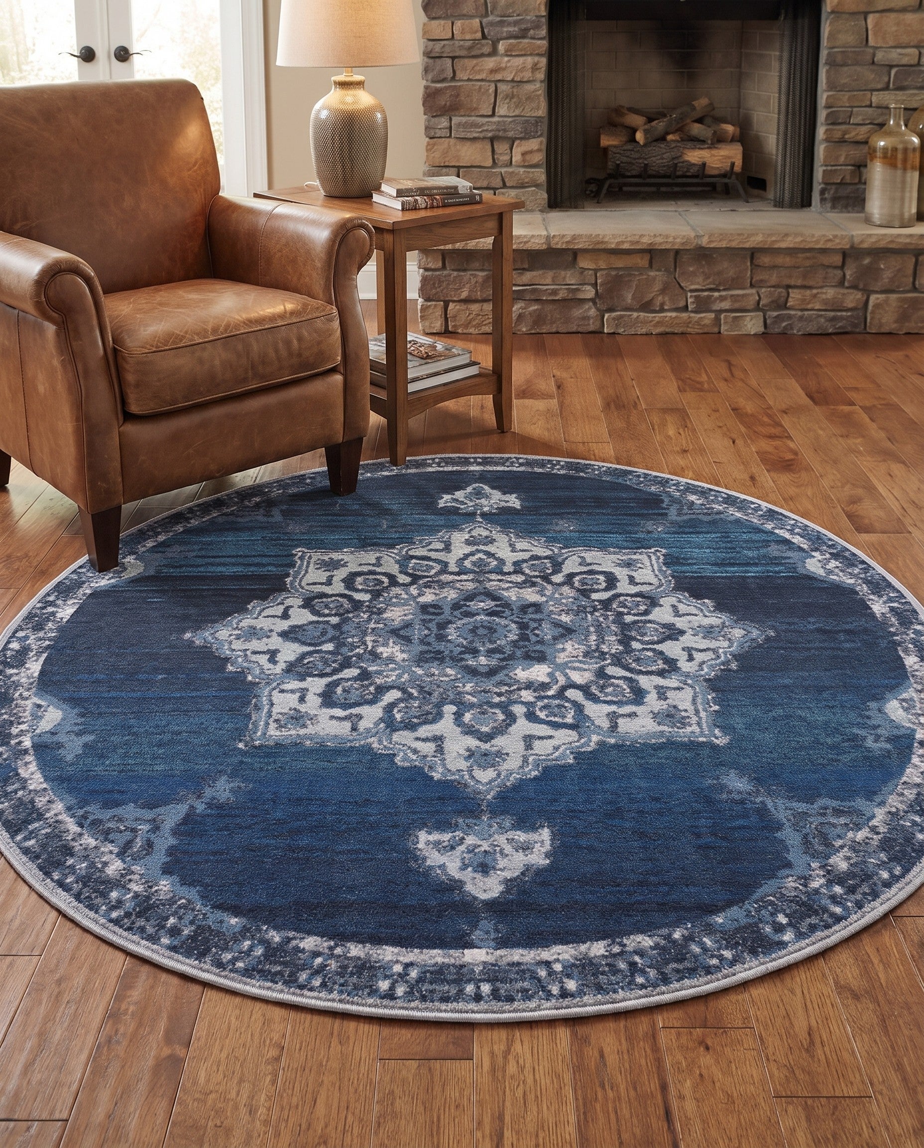 155cm x 155cm Renaissance Round Rug