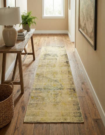 3' x 10' 2 Hand Knotted Ultra Vintage Persian Wool Runner Rug