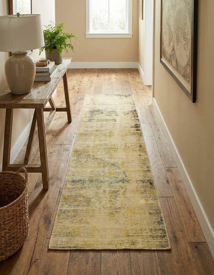 Detail image of 3' x 10' 2 Hand Knotted Ultra Vintage Persian Wool Runner Rug