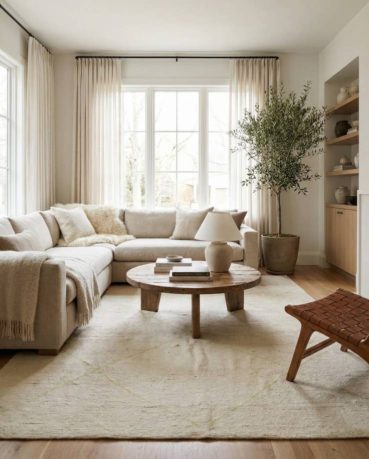 Detail image of 6' 4 x 9' 10 Hand Knotted Darya Wool Rug