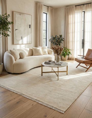8' x 9' 11 Hand Knotted Darya Wool Rug