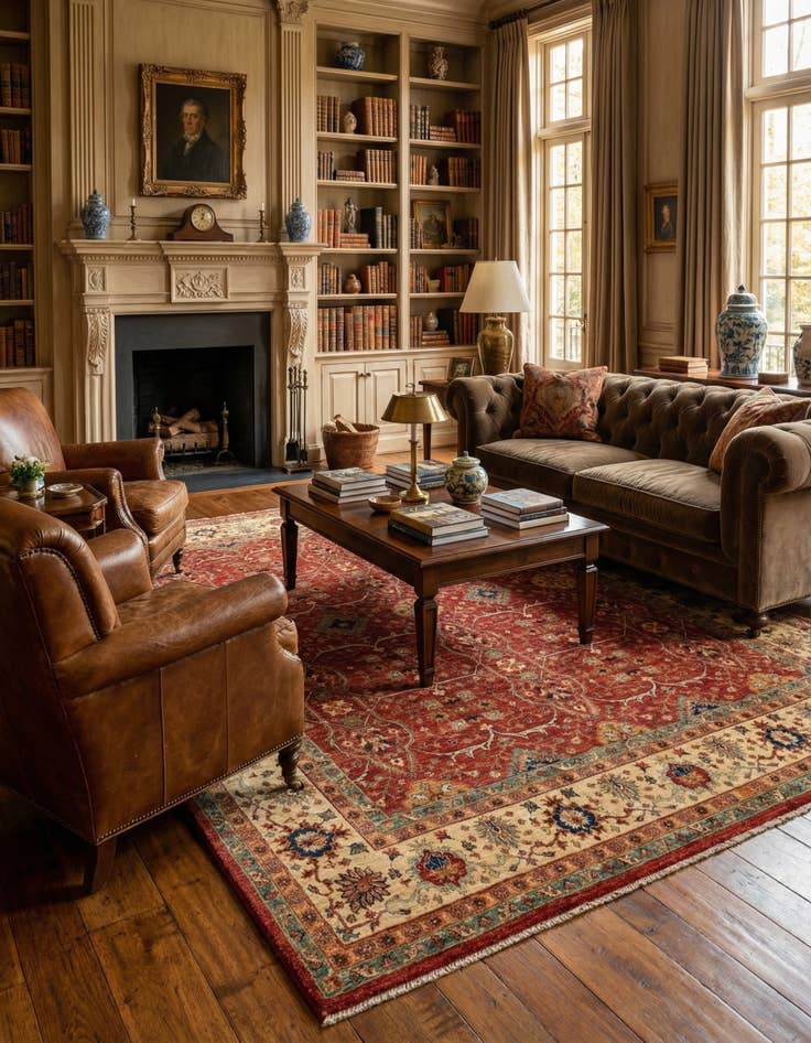 Detail image of 8' 1 x 10' Ariana Wool Rug