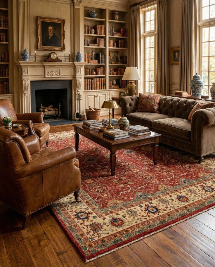 Detail image of 8' 1 x 10' Ariana Wool Rug