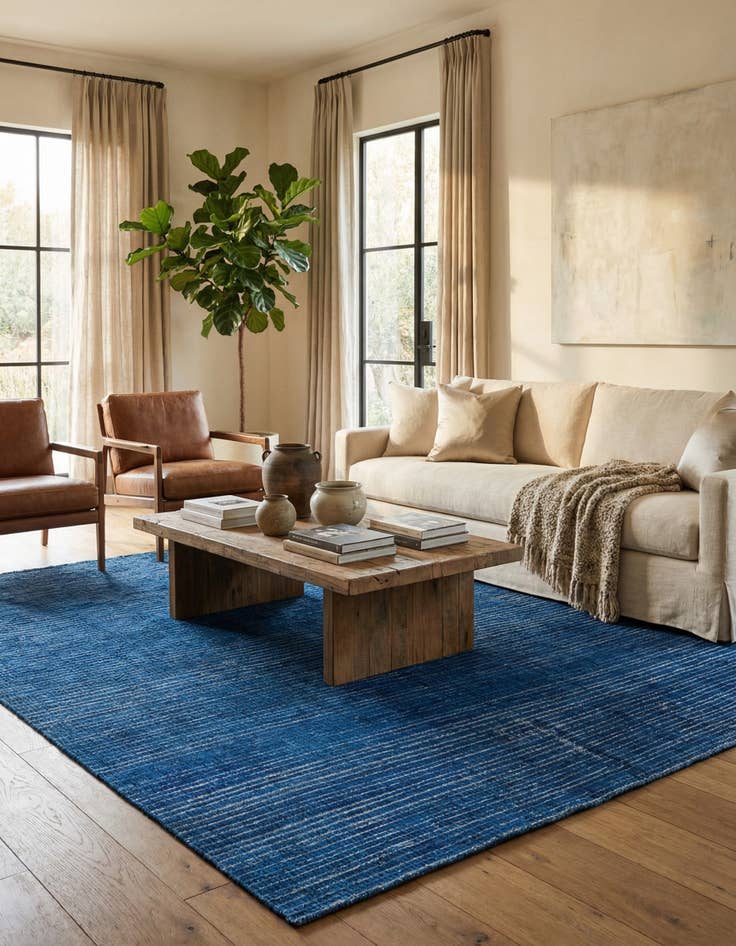 Detail image of 7' 8 x 9' 7  Hand Knotted Darya Wool Rug