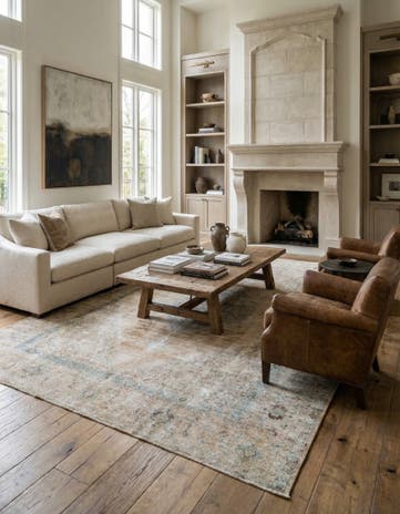 9' 8 x 12' 9 Hand Knotted Ultra Vintage Persian Wool Rug