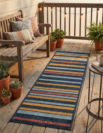 2' x 6' Easy-Clean Belize Indoor / Outdoor Runner Rug
