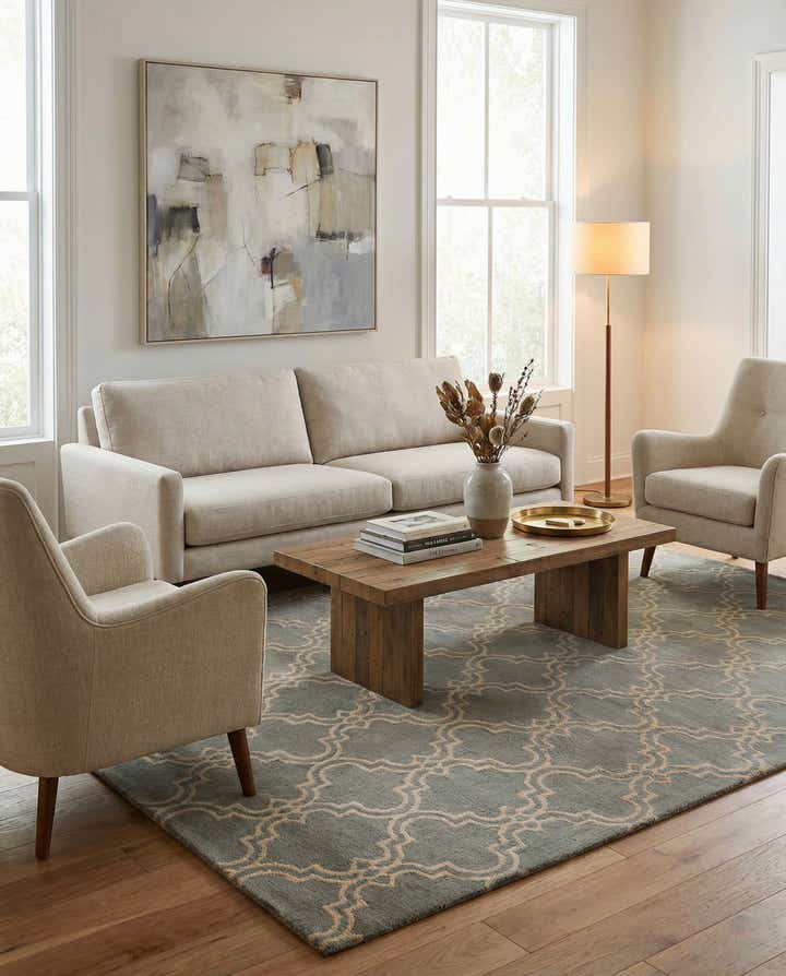 5' x 8' Luna Wool Rug