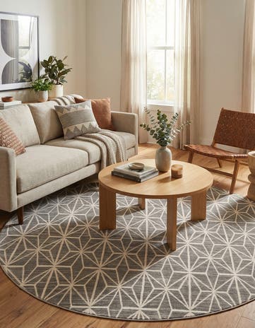 Jill Zarin 8' x 8' Uptown Fifth Avenue Round Rug