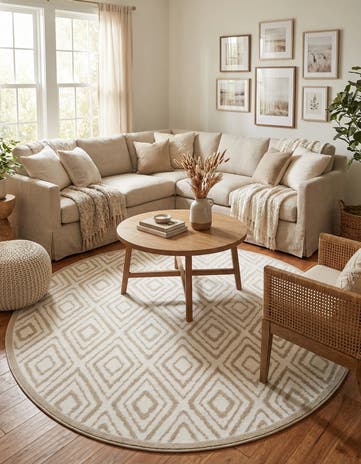 7' 1 x 7' 1 Hermitage Round Rug