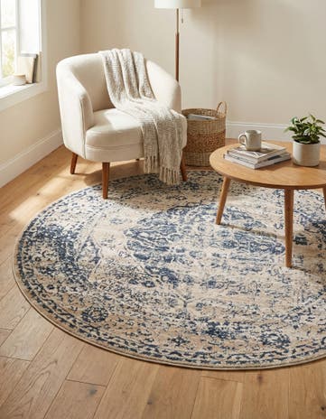 4' x 4' Eliza Round Rug